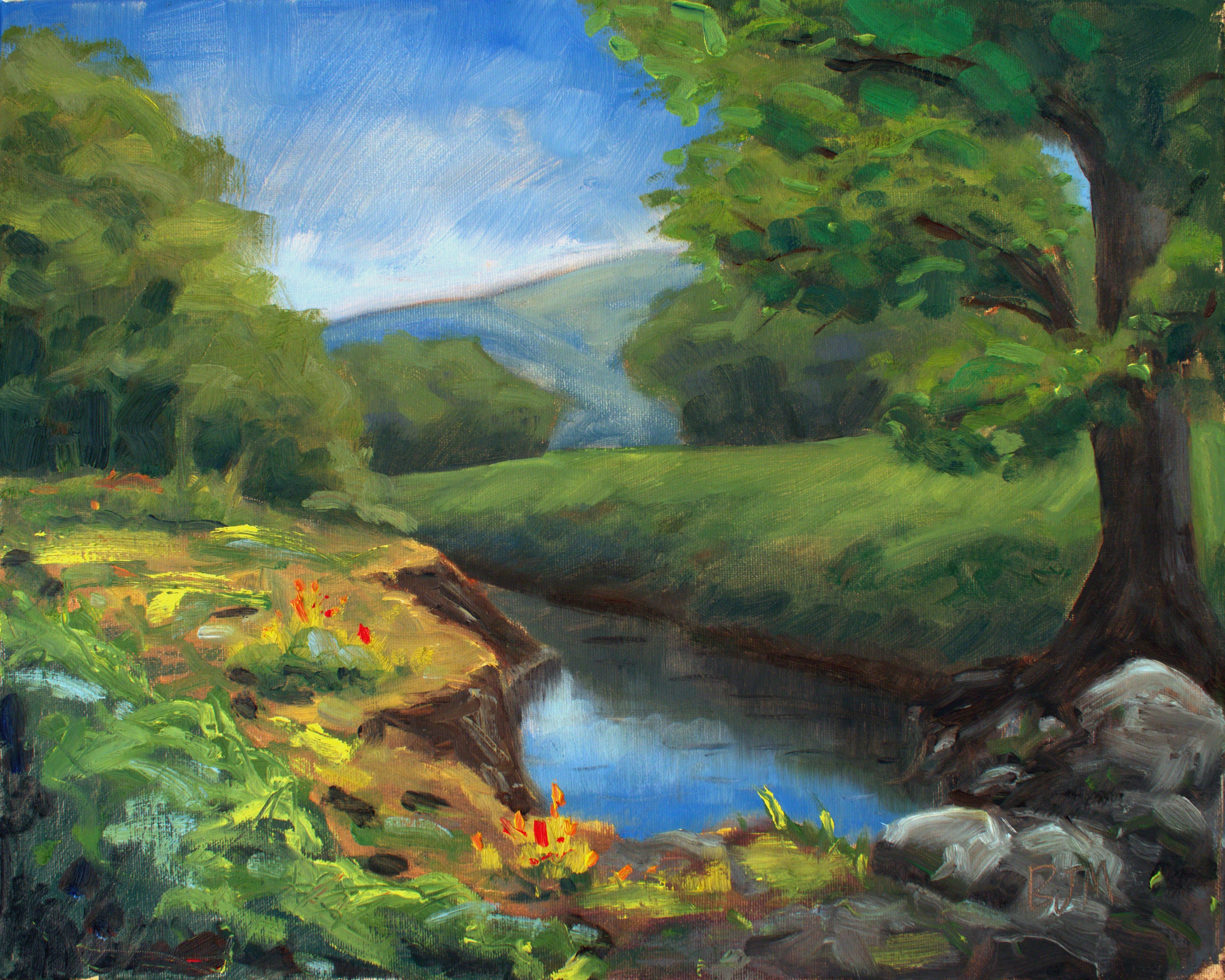 Spring Reflection - original
